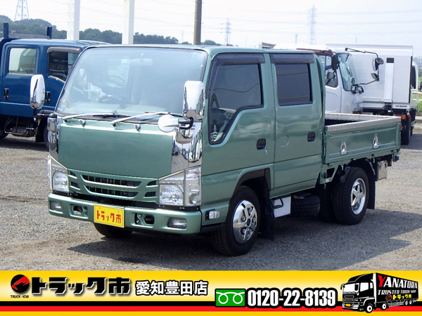 いすゞ エルフ Wキャブ 2t 4ナンバー GVW5トン未満 ナビTV Bカメラ AT