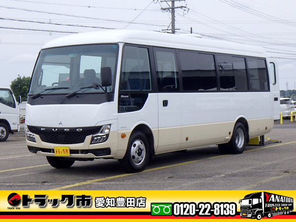 三菱ふそう ローザ 福祉車両 チェアデッキ仕様 車いす2基 格納パワーリフト