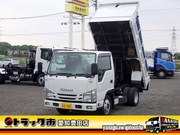 いすゞ エルフ 土砂ダンプ 全低床 2t 標準10尺 コボレーン AT