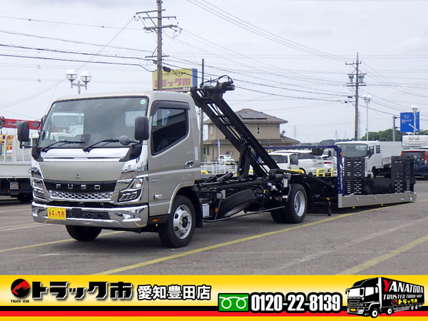 三菱ふそう キャンター 1台積キャリアカー 3t カスタム MC後モデル フルフラット