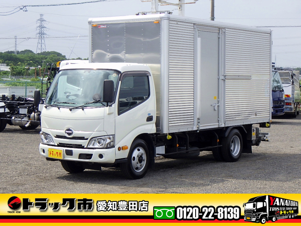 日野 デュトロ アルミバン 格納ゲート 標準ロング 左スライドドア 2t AT