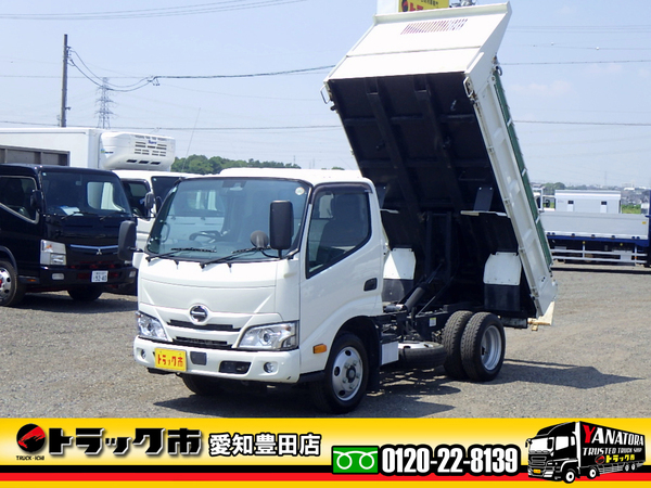 日野 デュトロ 強化ダンプ 全低床 2t コボレーン 衝突軽減 6MT