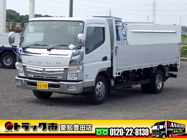 三菱ふそう キャンター 平ボディ 3.5t パワーゲート付き アルミブロック 5MT