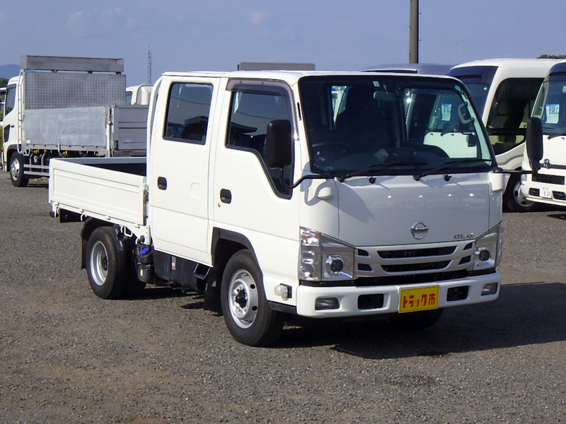 日産 アトラス Wキャブ 平ボディ 低床 1.55t エルフOEM車 総重量5t未満