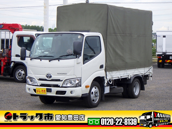 トヨタ トヨエース 幌付き平ボディ 2t 標準10尺 低床 衝突軽減ブレーキ AT