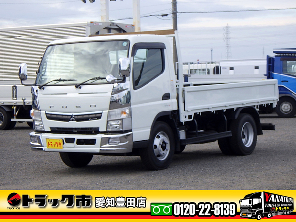 三菱ふそう キャンター 平ボディ ワイドセミロング 4.9t 衝突軽減 5MT