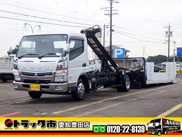 三菱ふそう キャンター 1台積みキャリアカー ラジコン フルフラット カスタム