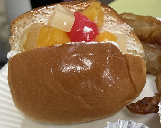 皆でクッキングをしました🍑🍇🍞2
